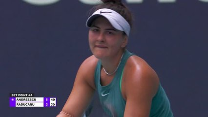 Miami - Andreescu sort Raducanu