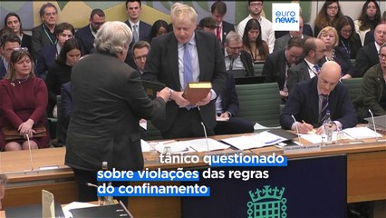 Boris Johnson reitera que não mentiu ao parlamento britânico