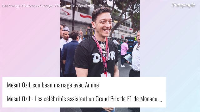 Mesut Ozil marié à Amine : en robe bustier, sa femme sublime devant un témoin très puissant
