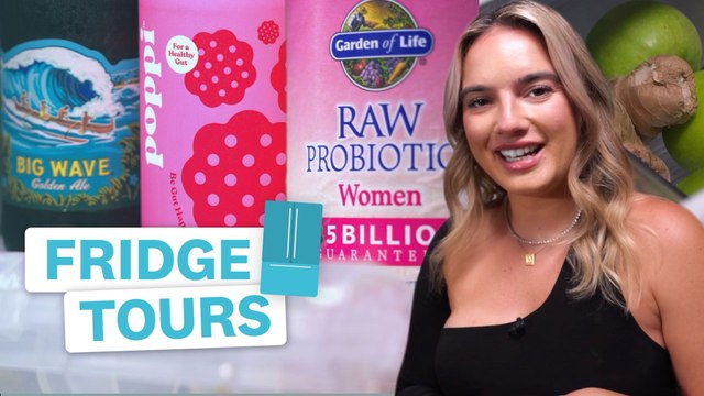 Natalie Noel Shares Her Fridge Must-Haves For Gut Health | Fridge Tours | Women's Health