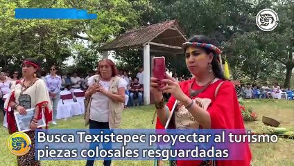Busca Texistepec proyectar al turismo piezas colosales resguardadas