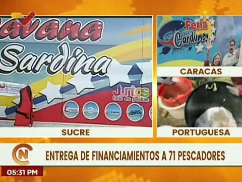 Sucre | Entregan financiamientos de microcréditos a pescadores de la parroquia Valentin Valiente