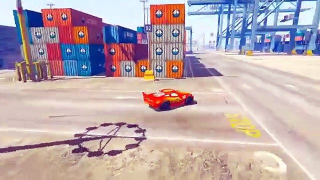 Disney CARS LIGHTNING MCQUEEN Changes WHEELS! with Hulk, Spiderman Cartoon for KIDS and Children