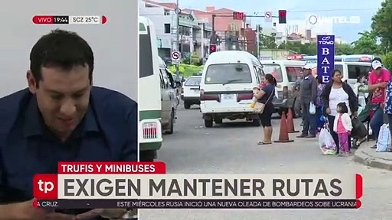 Ingreso de micros al centro de la capital cruceña se reducirá a la mitad desde abril, según la Alcaldía