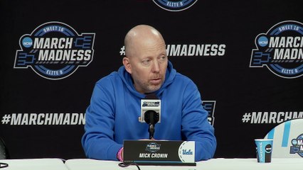 Watch: UCLA coach Mick Cronin talks about Gonzaga ahead of Sweet 16 game