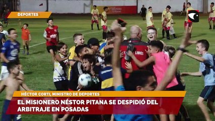 El misionero Néstor Pitana se despidió del arbitraje en Posadas