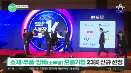 [친절한 예인씨] 소재, 부품, 장비(소부장) 으뜸기업 23곳 신규 선정