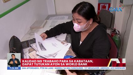 Kalidad ng trabaho para sa kabataan, dapat tutukan ayon sa World Bank | UB