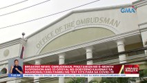 Breaking News: Ombudsman, pinatawan ng 6-month suspension ang 33 opisyal ng gobyerno kaugnay sa maanomalyang pagbili ng test kits para sa COVID-19 | UB