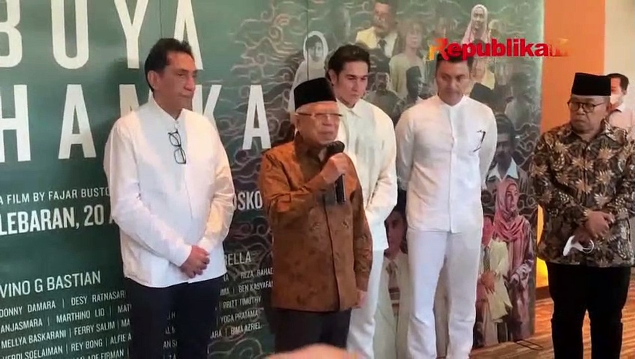 Ma'ruf Amin: Film Buya Hamka Banyak Berikan Pelajaran dan Tauladan yang Baik