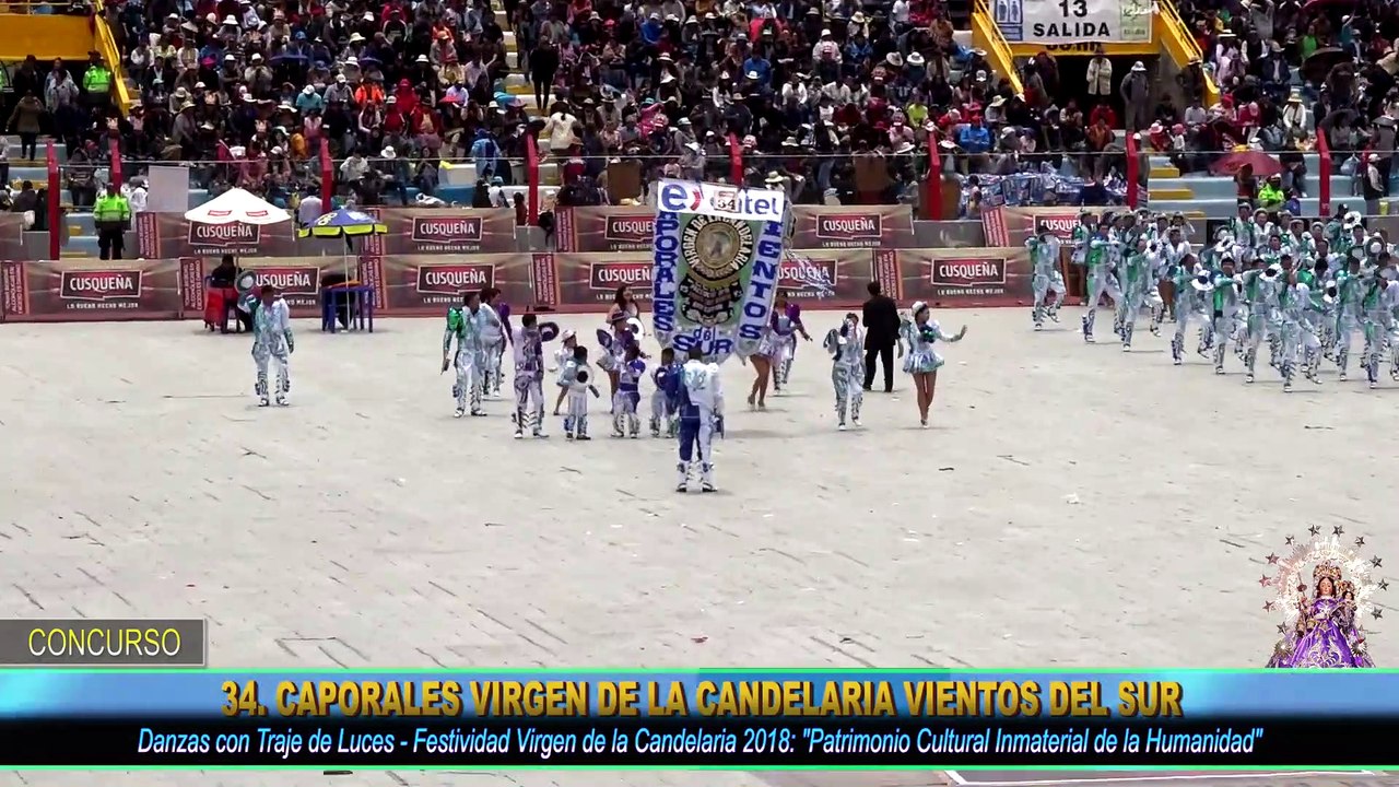 Caporales Vientos del Sur - Concurso en estadio [Candelaria 2018]