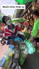 Cảm phục chàng khiếm khuyết ngày ngày chở rau đi bán vất vả mưu sinh