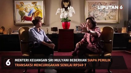 Sri Mulyani Ungkap Pemilik Transaksi Mencurigakan Senilai Rp349 Triliun