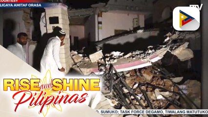 Mga nasawi sa pagtama ng magnitude 6.5 na lindol sa Afghanistan, umakyat na sa 13