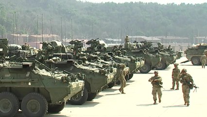 한미 연합 사격훈련, K-9 자주포와 스트라이커 장갑차 100여 대 투입 🚀