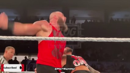 The Monster Braun Strowman vs The Street Champ Solo Sikoa during WWE Live Event!!