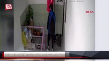 Ankara'da girdiği apartmandan ayakkabı çalan hırsız