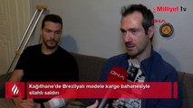 Kâğıthane’de Brezilyalı modele kargo bahanesiyle silahlı saldırı!