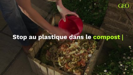 Pourquoi il ne faut pas jeter des matières plastiques dans un composteur