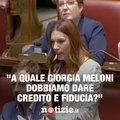 Vittoria Baldino (M5S) contro Giorgia Meloni: 