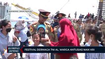 Festival Dermaga TNI AL, Warga Antusias Naik KRI