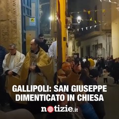 “Si sono dimenticati San Giuseppe”