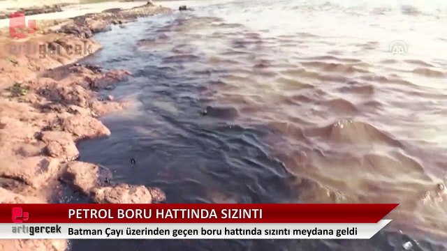 Batman'da petrol boru hattında sızıntı meydana geldi