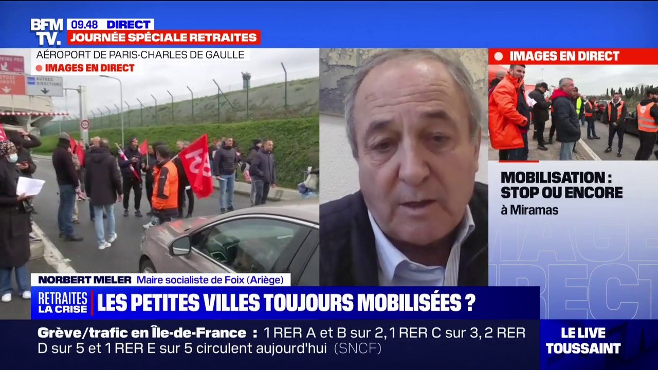 Norbert Meler, maire socialiste de Foix, évoque...