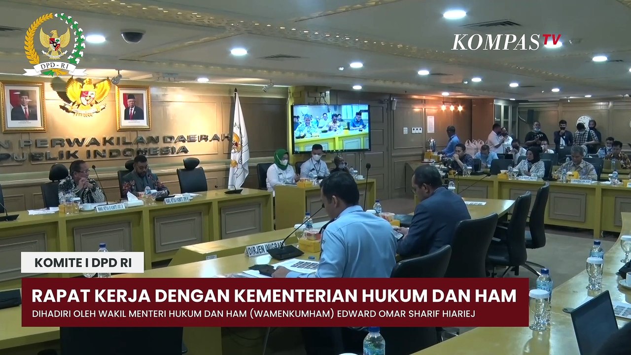 Raker Komite I DPD RI dan Kemenkumham Bahas Pengawasan Orang Asing