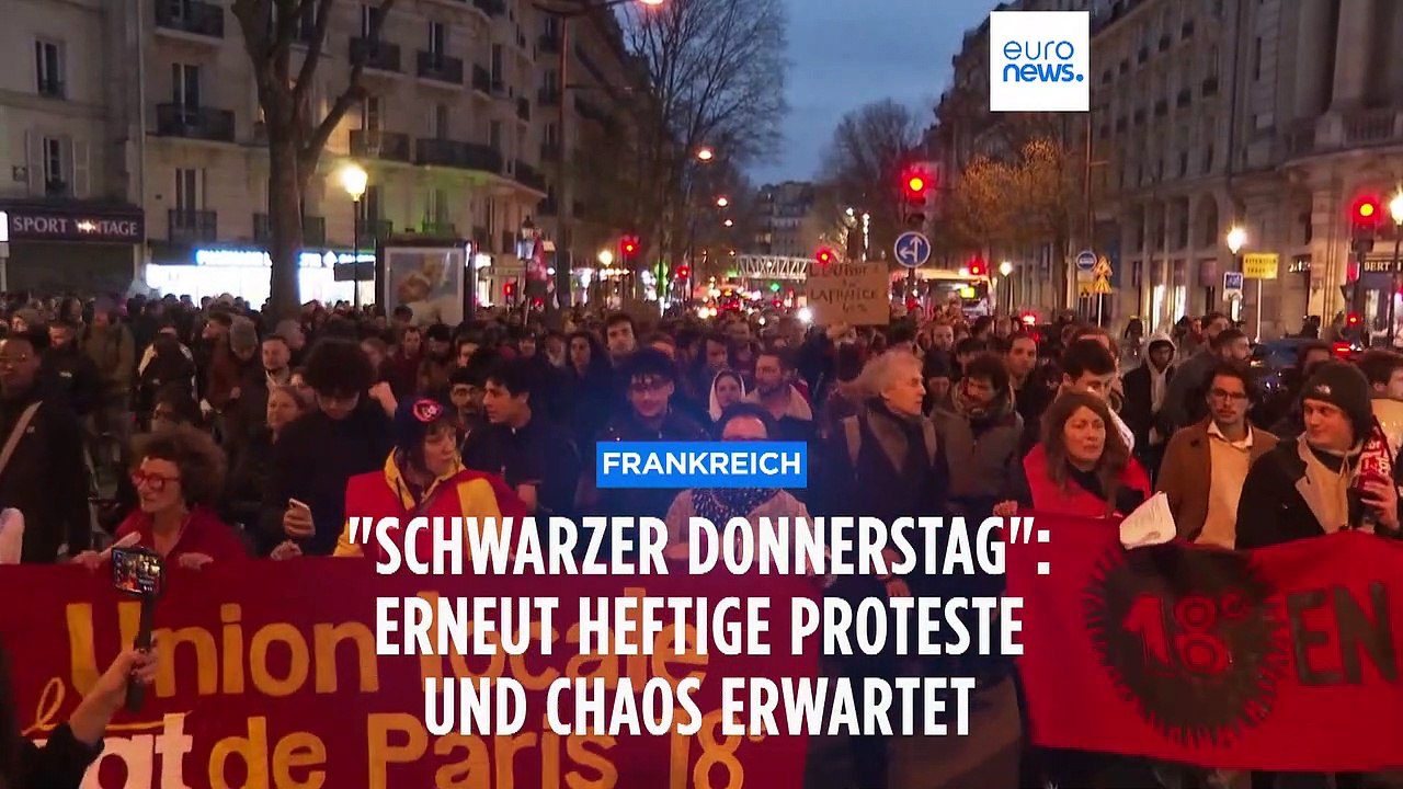 Müll türmt sich, Protest spitzt sich zu, Macron bleibt locker