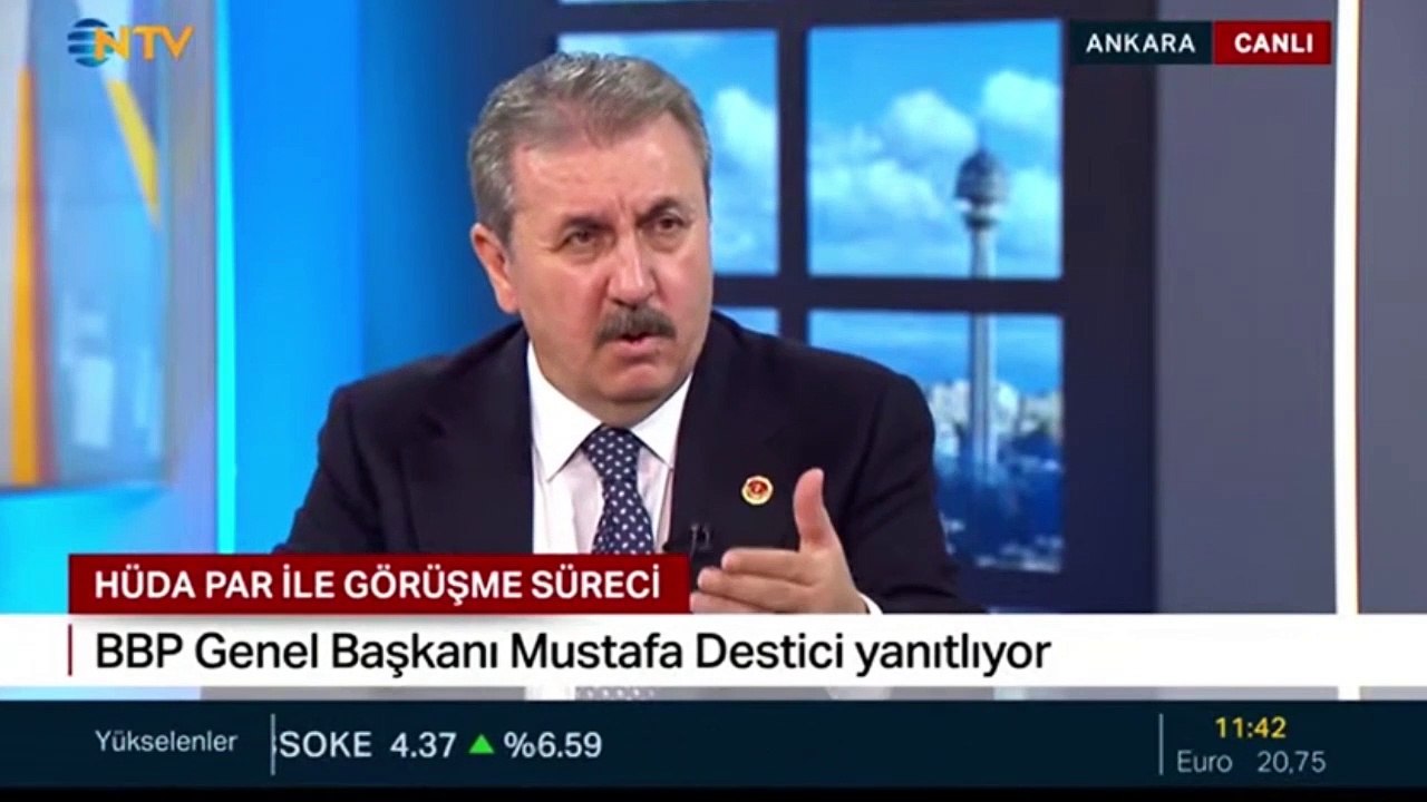 Cumhur ortağı Destici'den günler sonra HÜDA PAR tepkisi: "Programını doğru bulmuyoruz"