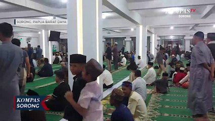Ratusan Umat Muslim di Kota Sorong Mulai Laksanakan Sholat Tarawih