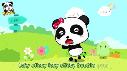 Icky Sticky Bubble Gum | Nursery Rhymes | Kids Songs | Toddler Songs | BabyBus