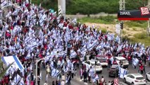 İsrail'de halk, Netanyahu hükümetine karşı sokaklarda