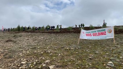 Yozgat'ta Deprem Şehitleri Ormanı İçin Fidan Dikildi