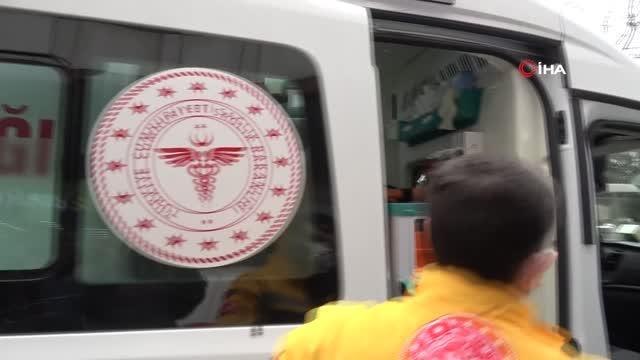 Yolun karşısına geçmek isteyen yaşlı adama kamyonet çarptı