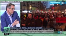 Inda sobre las protestas en Francia: «Están acostumbrados al subsidio y los sindicatos tienen más fuerza»