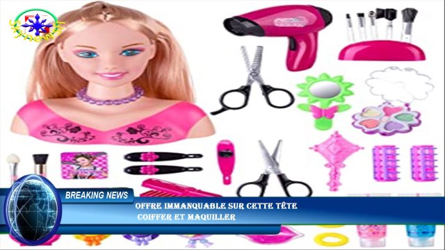 Offre immanquable sur cette tête coiffer et maquiller