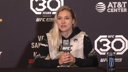 Yana Santos previews her UFC Fight Night clash with Holly Holm