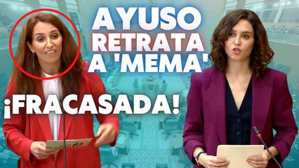 Ayuso hace un traje a ‘Mema’ diciéndole lo que no quiere oír: “¡Esa es usted!”