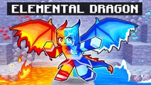Playing as an ELEMENTAL DRAGON in Minecraft!