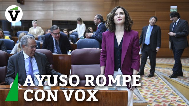 Ayuso rompe con Vox: Es bueno que cada uno siga por su camino