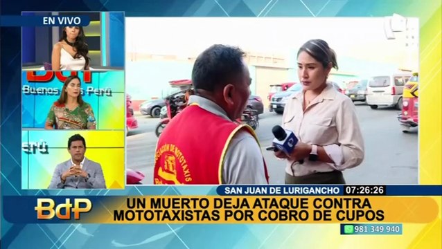 SJL: mototaxistas temen por sus vidas tras ataque de sicarios