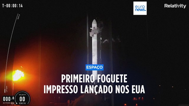 Primeiro foguete impresso em 3D lançado no espaço