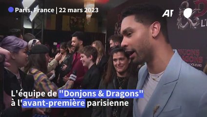 Avant-première de "Donjons & Dragons" à Paris