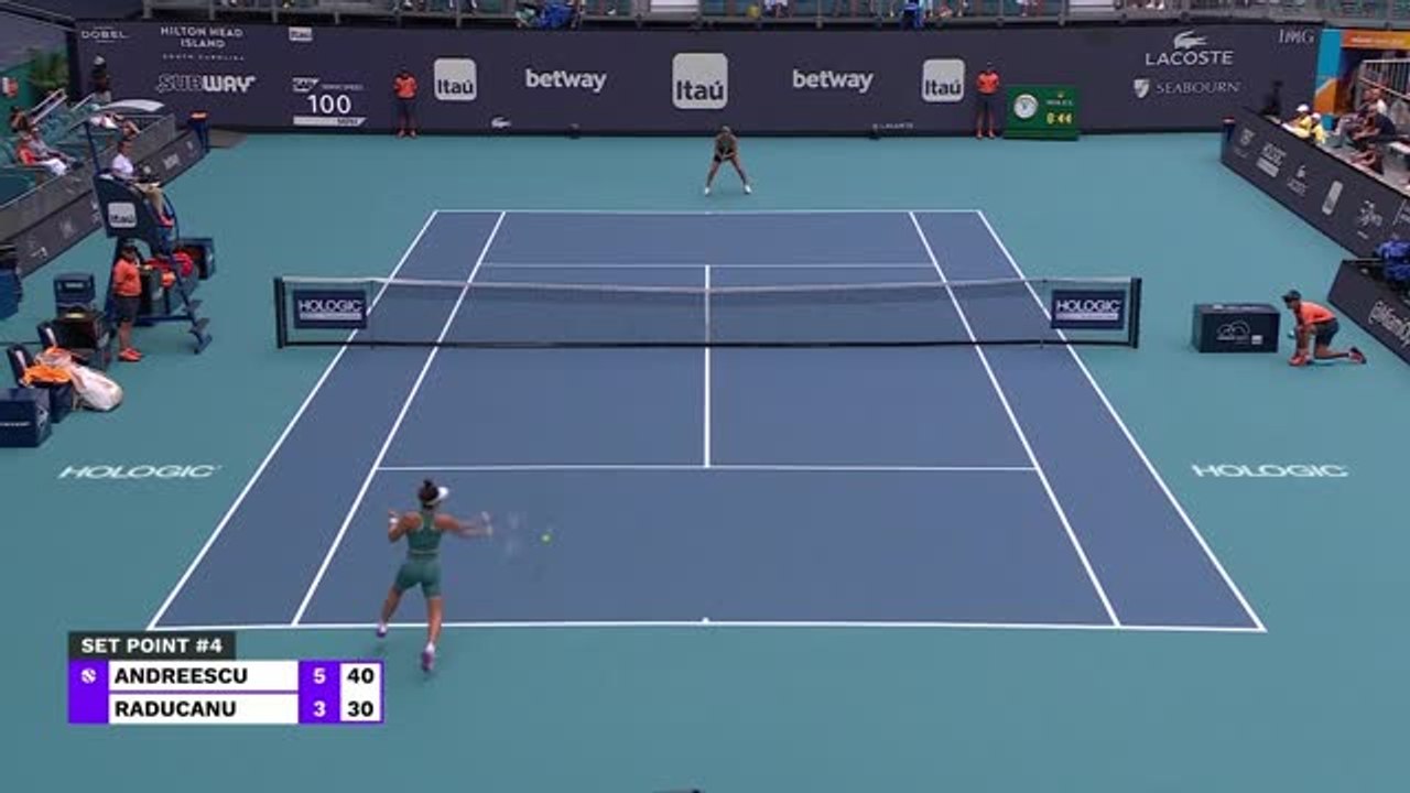 Highlights: Raducanu unterliegt Andreescu