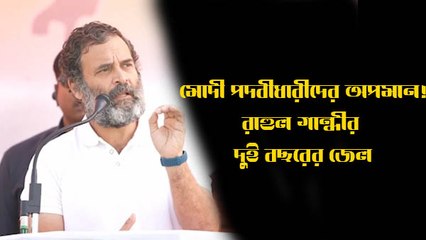 মানহানির মামলায় ২ বছরের জেল রাহুল গান্ধীর, নির্দেশ সুরত আদালতের