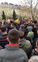 Soylu sel bölgesinde vatandaşı azarladı