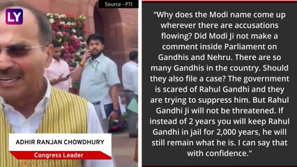 Télécharger la video: Rahul Gandhi Sentenced To Two Years Jail In ‘Modi Surname’ Defamation Case; Granted Bail Later