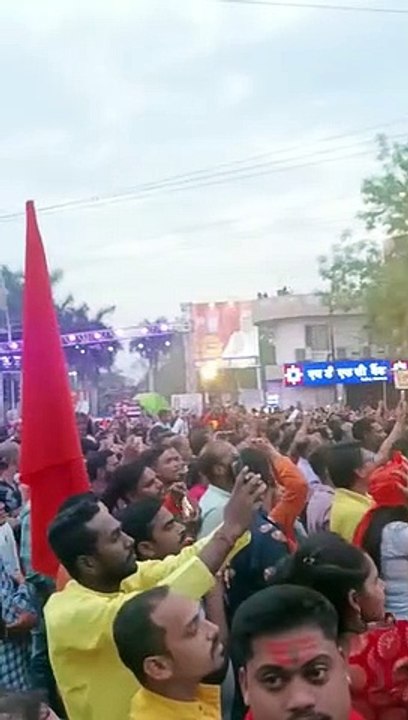 ऐतिहासिक शोभायात्रा में उमड़ पड़ा शहर, चारों ओर जय श्रीराम के उद्घोष की गूंज